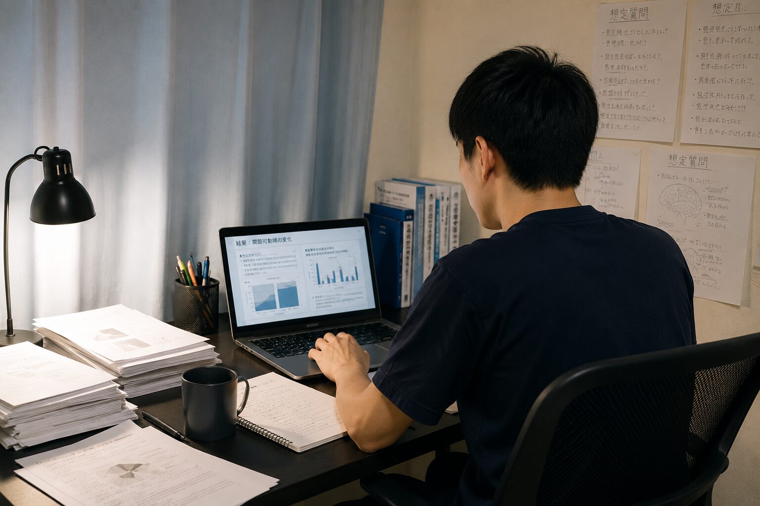 自腹で学会発表の準備をする理学療法士